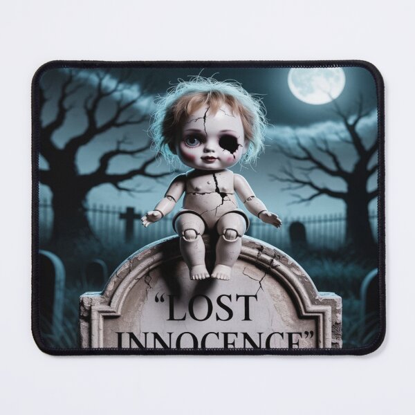 Item preview, Lost Innocence - Creepy Doll Cemetery Art designed and sold by Midnight Veil Designs.