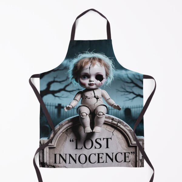 Item preview, Lost Innocence - Creepy Doll Cemetery Art designed and sold by Midnight Veil Designs.