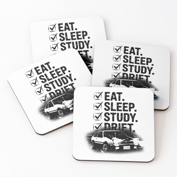 Item preview, Eat Sleep Study Drift Car Enthusiast designed and sold by MonkiFlipp.