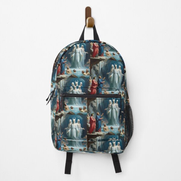 Item preview, Painting depicting Dante's Inferno the Divine Comedy medieval art designed and sold by Vintage Designs +.