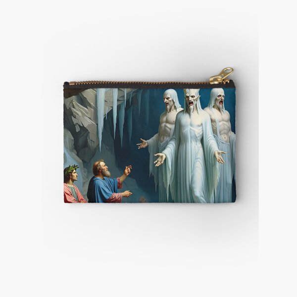 Item preview, Painting depicting Dante's Inferno the Divine Comedy medieval art designed and sold by Vintage Designs +.