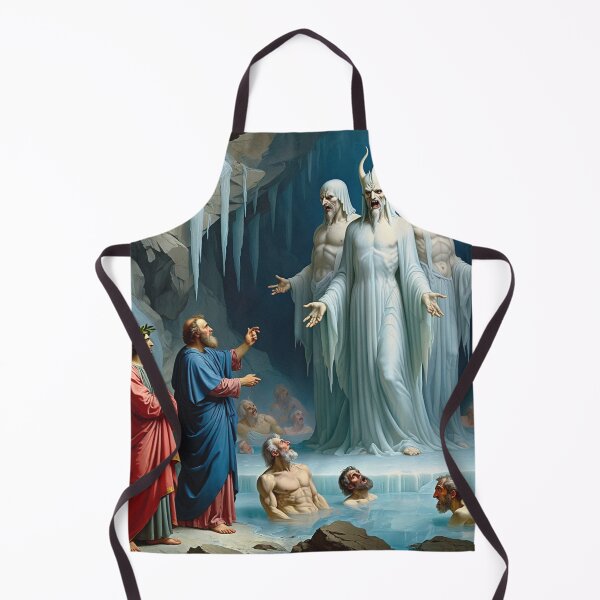 Item preview, Painting depicting Dante's Inferno the Divine Comedy medieval art designed and sold by Vintage Designs +.