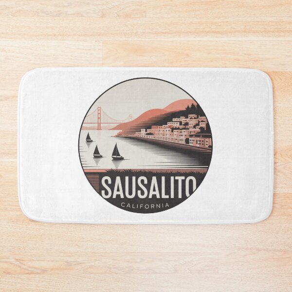 Item preview, Sausalito California – Modern Coastal Circular Design designed and sold by CircinusStore.