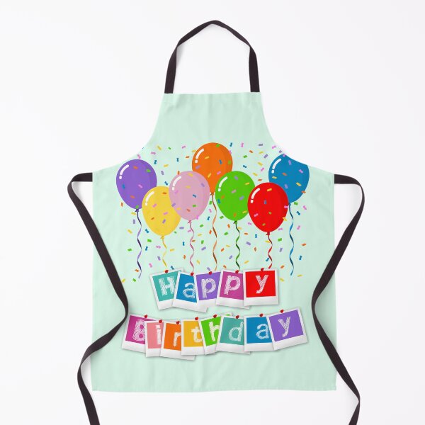 Item preview, Colorful Happy Birthday with Balloons | Festive Celebration Art designed and sold by ArtsyExplorer.