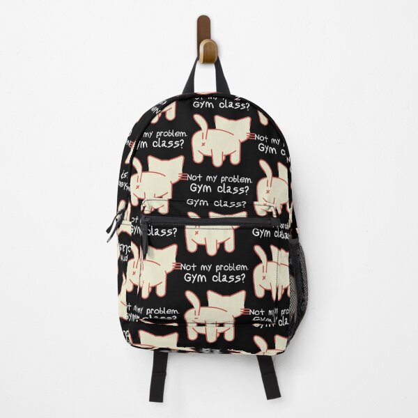Item preview, Brown-Outlined Cream Cat Humorously Skipping PE designed and sold by SplashTastic.