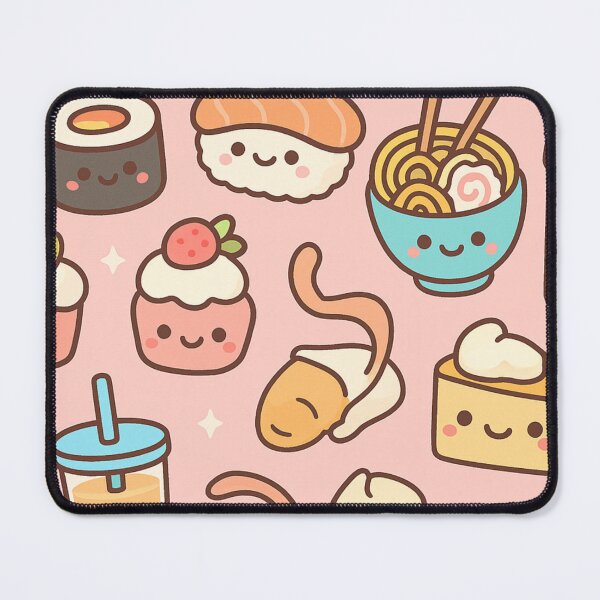 Item preview, Seamless pattern of adorable kawaii-style designed and sold by KasidetChitpool.
