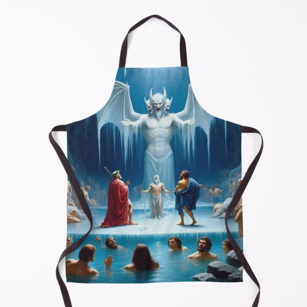 Item preview, Painting depicting Dante's Inferno the Divine Comedy medieval art designed and sold by Vintage Designs +.