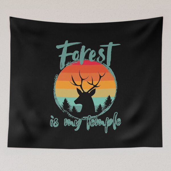 Item preview, Forest is my temple designed and sold by Silvernuit.