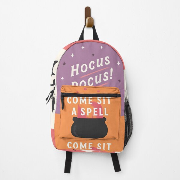 Item preview, Fun Halloween Text Design with 'Come Sit A Spell', 'Hocus Pocus', 'Oct 31' and 'Hey Boo' designed and sold by FestivityFinds.