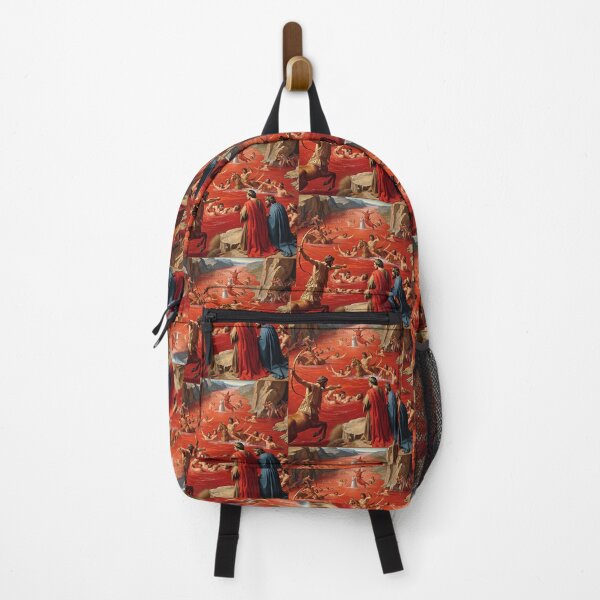 Item preview, Painting depicting Dante's Inferno the Divine Comedy medieval art designed and sold by Vintage Designs +.