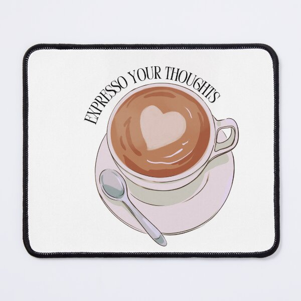 Item preview, Expresso Your Thoughts Design designed and sold by Sketchy Stickers.