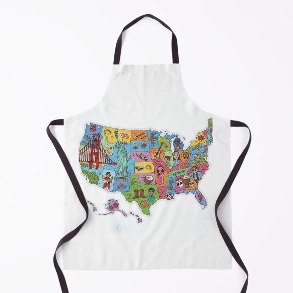 Item preview, Colorful USA Map – Multicultural & Ethnic Diversity Art designed and sold by HopaHope.