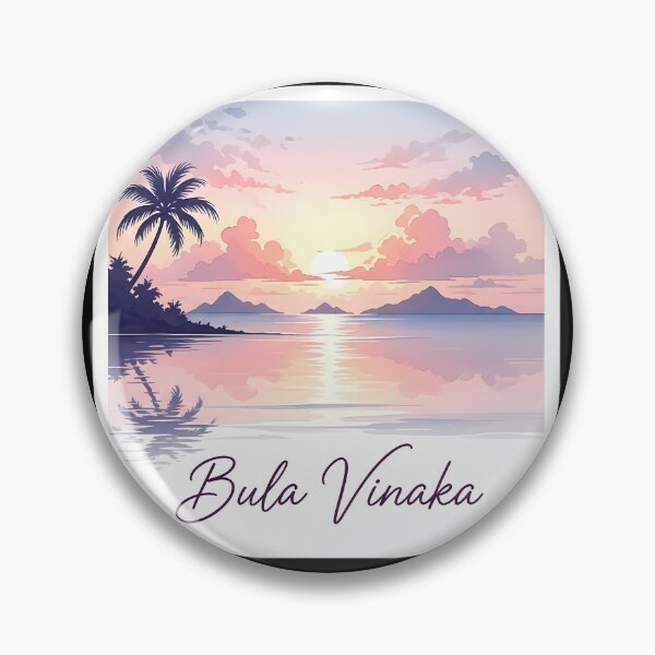 Item preview, Bula Vinaka: A Soulful and Dreamy Fijian Sunset Watercolor designed and sold by Digital Dreams Arts.