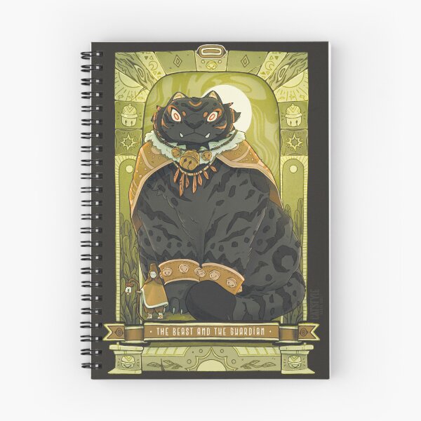 Item preview, Black Tiger & Guardian - Illustration designed and sold by Catstyle / Marin Duret.