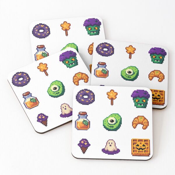 Item preview, Spooky Pixel Treats – Haunted Snack Pack designed and sold by retro_pixel.