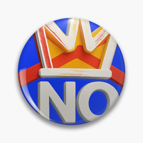 Item preview, No Kings 3D Protest Art – Anti-Monarchy Activism Graphic Design designed and sold by Tidal Arts.