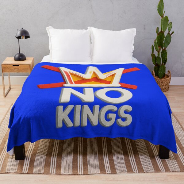 Item preview, No Kings 3D Protest Art – Anti-Monarchy Activism Graphic Design designed and sold by Tidal Arts.