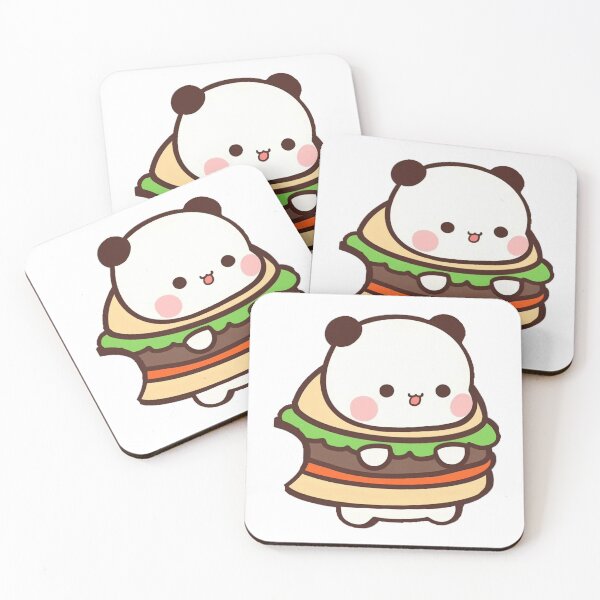 Item preview, Bubu and Dudu Panda Bear love Hamburger 2026 designed and sold by OceanLiveArts.