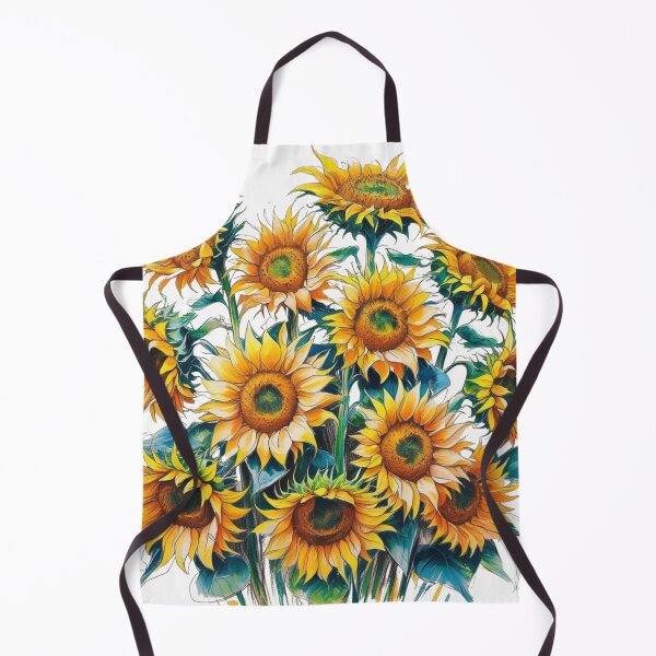 Artikelvorschau, Colorful Sunflower Illustration in Vibrant Artistic Style entworfen und verkauft von DM.