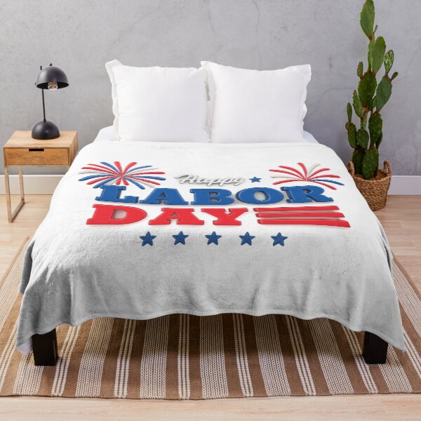 Item preview, 3D Happy Labor Day Design with Fireworks designed and sold by Tidal Arts.