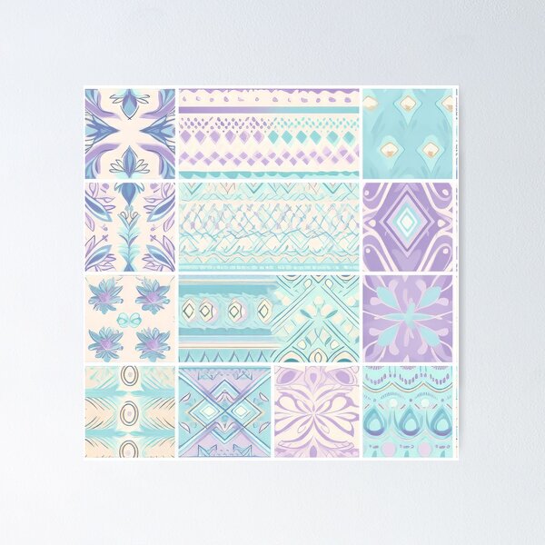 Item preview, Bohemian Tile Medley designed and sold by DarylWelsh2024.