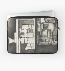 Architectural shapes on a black background Laptop Sleeve