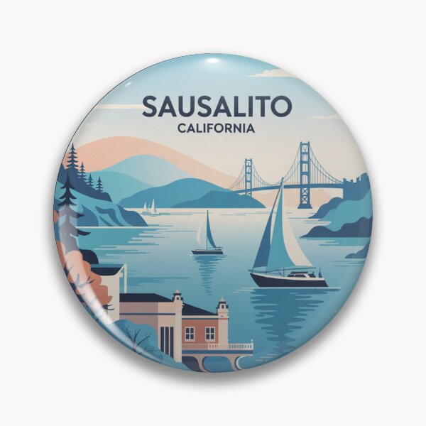 Item preview, Sausalito California Coastal Sunset Scene designed and sold by CircinusStore.