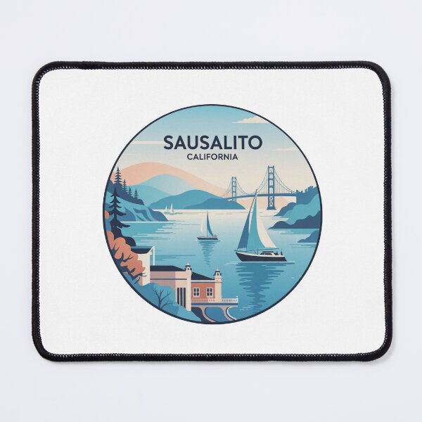 Item preview, Sausalito California Coastal Sunset Scene designed and sold by CircinusStore.
