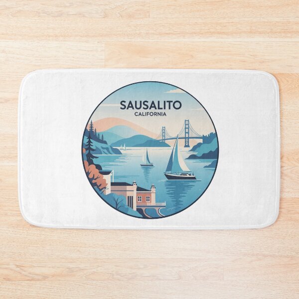 Item preview, Sausalito California Coastal Sunset Scene designed and sold by CircinusStore.