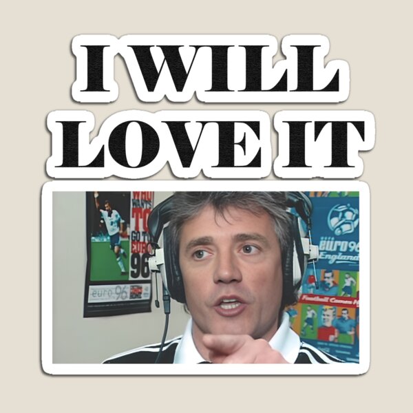 Item preview, Kevin Keegan I Will Love it if We Beat Them Newcastle Manchester United designed and sold by Fuzzdandy Designs.