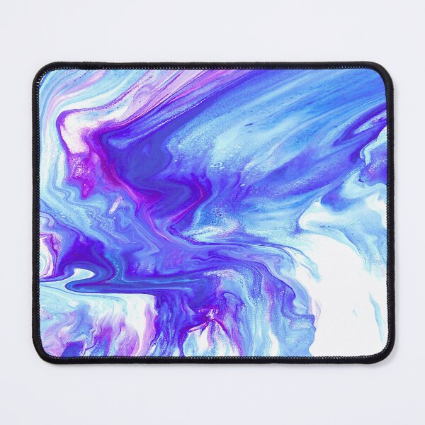 Item preview, Cirrus Flow – Teal, Blue & Purple Fluid Art designed and sold by marbledmoonart.