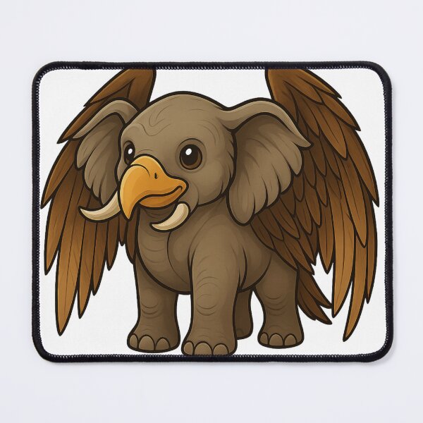 Item preview, Eleph-Eagle – Majestic Elephant Eagle Hybrid Illustration designed and sold by Huiflourish.