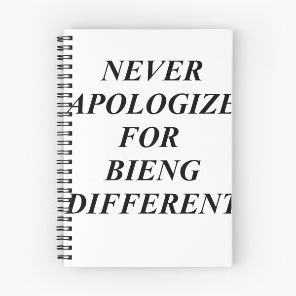 Item preview, Never apologize for bieng different  designed and sold by sager4ever.