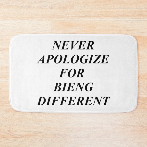 Item preview, Never apologize for bieng different  designed and sold by sager4ever.
