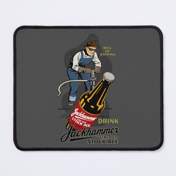 Item preview, Vintage Jackhammer Men of Stamina Beer designed and sold by Kujo Dangerous Vintage.