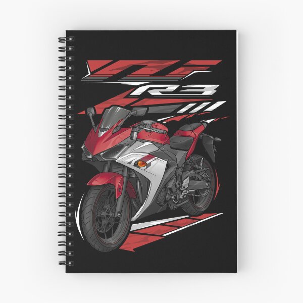 Item preview, Yamaha YZF-R3 2015 (Rapid Red) for Motorcycle Riders designed and sold by MotoApparelHub.