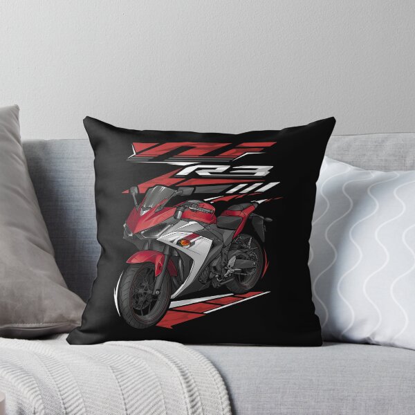 Item preview, Yamaha YZF-R3 2015 (Rapid Red) for Motorcycle Riders designed and sold by MotoApparelHub.