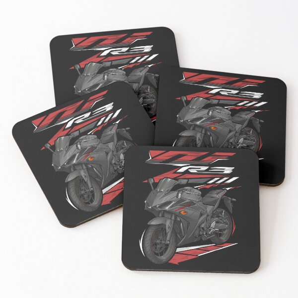 Item preview, Yamaha YZF-R3 2015-2016 (Raven) for Motorcycle Riders designed and sold by MotoApparelHub.