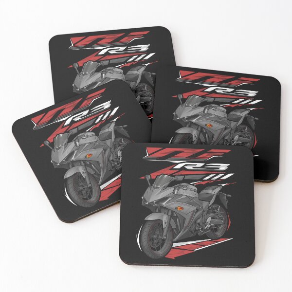Item preview, Yamaha YZF-R3 2016 (Matte Gray) for Motorcycle Riders designed and sold by MotoApparelHub.