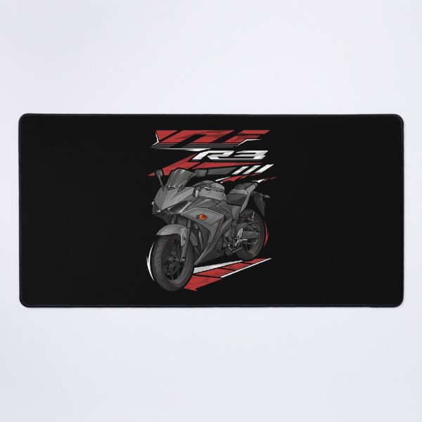 Item preview, Yamaha YZF-R3 2016 (Matte Gray) for Motorcycle Riders designed and sold by MotoApparelHub.