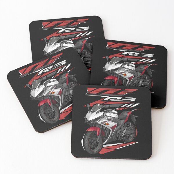 Item preview, Yamaha YZF-R3 2016 (Rapid Red) for Motorcycle Riders designed and sold by MotoApparelHub.