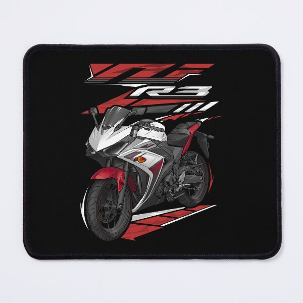Item preview, Yamaha YZF-R3 2016 (Rapid Red) for Motorcycle Riders designed and sold by MotoApparelHub.