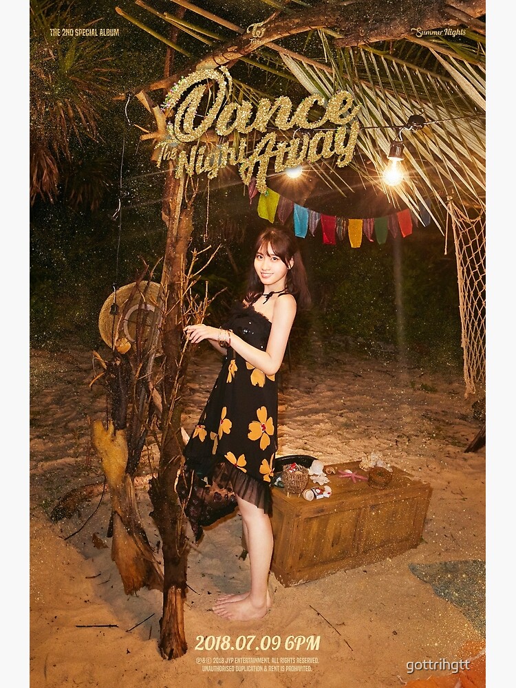 Twice 트와이스 Dance The Night Away Momo Postcard For Sale By Gottrihgtt Redbubble