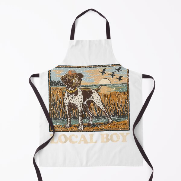 Item preview, Local Boy Black Lab Hunting Dog Marsh Scene Sunset Vintage T-Shirt designed and sold by CcConsultingS.