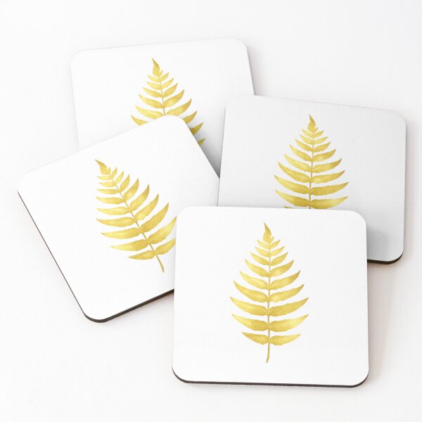 Item preview, Golden Fern – Elegant Gold Watercolor Fern Illustration designed and sold by Bloom & Charm Studio.