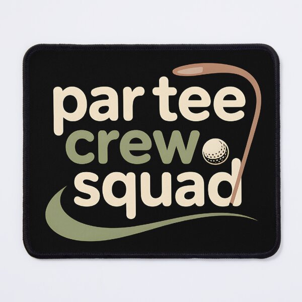 Item preview, Par Tee Crew Squad Golf - This gift is for every golf enthusiast who wants to stand out with a stylish and team-spirited touch both on and off the course. designed and sold by ZyziowskyArt.