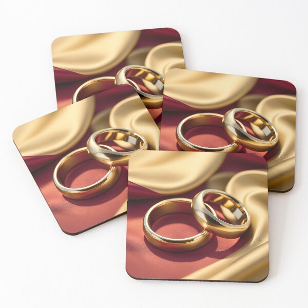 Item preview, Wedding Rings designed and sold by PawPrintedArt.