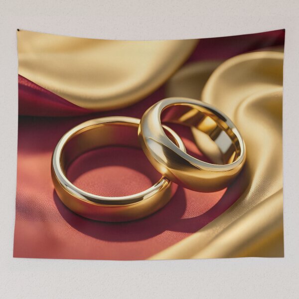 Item preview, Wedding Rings designed and sold by PawPrintedArt.