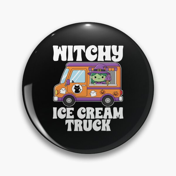 Item preview, WITCHY ICE CREAM TRUCK - WITCH HALLOWEEN designed and sold by KEF Custom.