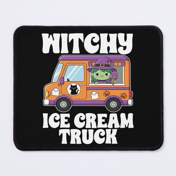 Item preview, WITCHY ICE CREAM TRUCK - WITCH HALLOWEEN designed and sold by KEF Custom.